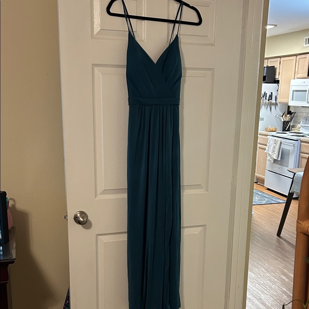 Azazie Luxy Peacock Bridesmaids Dress size A12